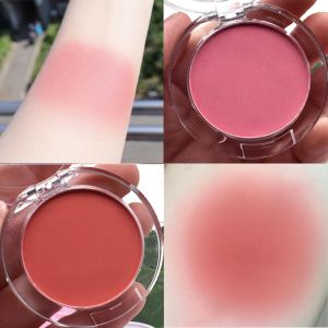 6 Colors Milk Tea Blush Peach Pallete Face Mineral Pigment Cheek Blusher Powder Makeup Professional Contour Shade Pink Blusher