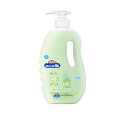 KODOMO Mild Original green 800ml แชมพู สบู่เหลว โคโดโม Head to Toe Wash ขวดปั๊ม 800 มล.