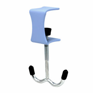 ตะขอด้านข้างโต๊ะแบบไม่มีการเจาะรูถุงโต๊ะปรับระดับได้ตะขอเหล็กแบบที่เก็บร่ม