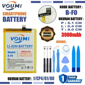 VOUMI B-F0 Baterai Battery Double IC Power BF0 High Capacity Compatible Hp Vivo V11 Pro - 1804