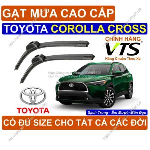 Gạt Mưa Kính Lái Cao Cấp Toyota Corolla Cross Cặp G.ạt Mưa Kính Lái Toyota Corolla Cross Có Đ.ủ Size Cho Các Đời