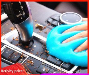 Multi Function Car Cleaning Gel Air vent Dashboard Laptop Free GEL HARD CASE Container