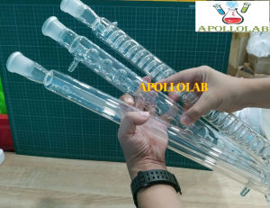 [HCM] Ống sinh hàn ngưng tụ xoắn thẳng bầu thí nghiệm dài 30cm