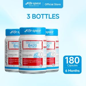 [ Life Space ] Shape B420 Probiotics 60 Capsules Prebiotics 【EXP：05/26】