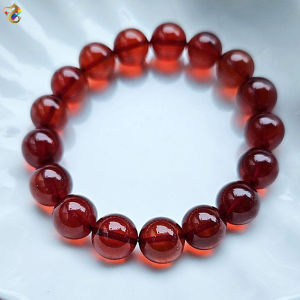 Collection Grade Red Blood Amber Bracelet