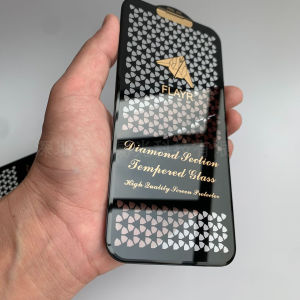 Cường Lực Iphone Viền Kim Cương full màn phủ Nano chống vân tay siêu mượt