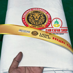 Kain kafan / Kaci / mori Jenazah bahan tebal Lebar 120 cm Lion Gold 1 Gulung