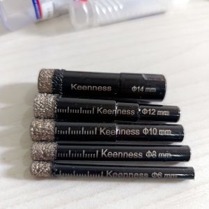 Mata Bor Diamond Holesaw Kaca Granit Marmer Keramik 6 8 10 12 14mm Drill Bit PELUBANG