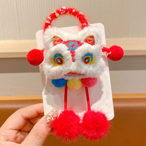 Thú bông cho trẻ dây buộc tóc thời trang mới hoạt hình vải nhung bóng Mặt dây chuyền đàn hồi Băng cao su mùa đông sang trọng dây buộc tóc cho bé gái Phụ kiện tóc phụ nữ