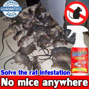 Rat Repellent Spray Can 500ml - Anti Rat Spray Gel for Mice Repellent Household Tool