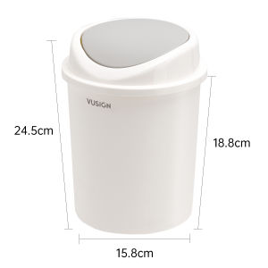 Vusign Trash Can / Tempat Sampah / Tong Sampah Bundar Dengan Penutup VS1106 VS1107