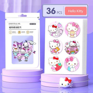 O-New 36pcs Sanrio Anti-mosquito Sticker Baby Repellent Patches Cute Cartoon Drive Repeller