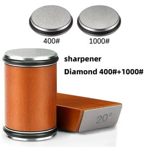 BESTOUR 15 20 Degree Angle Rolling Sharpening Stone Roller Sharpening Double Sided Whetstone ic Sharpener Kit Kitchen