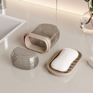 Travel Soap Box Portable Soap Dishes Sealed Drainage Soap Case Non-slip Soap Container Bathroom Accessories