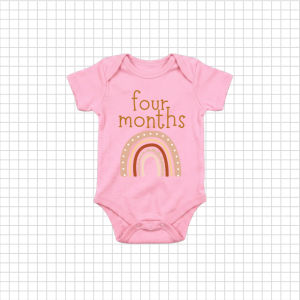 [INNOCENTTEES] BOHO CẦU VỒNG - HỒNG - MILESTONE - ÁO LIỀN QUẦN     Bộ đồ liền thân cho bé     1 - 12 THÁNG
