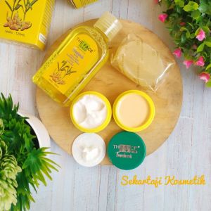 (The Face) Paket Cream Temulawak RESMI BPOM isi 4
