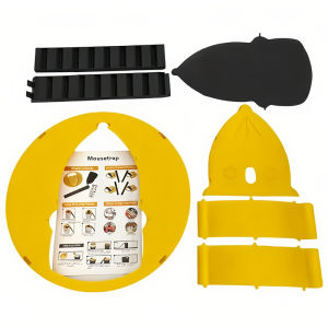 Rat Trap Flip Cover Trap for Catching Mice Useful Double Labber Indoor and Outdoor Kitchen Room Garden Reset Rat Catching Flip Mousetrap