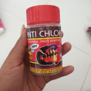 Anti clorine crystal 150gr - anti clorine / obat kaporit air aquarium.