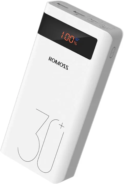 Original ROMOSS 18W PD 30000mAh Power Bank Sense 8P+ Type C Fast