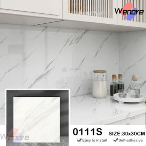 100PCS self-adhesive 3D Wallpaper kitchen wallpaper waterproof oil proof wall decor size 30×60cm Tiles Sticker wallpaper