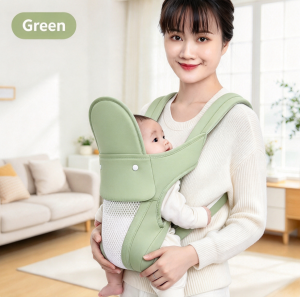 Pembawa Bayi Ergonomik Boleh Laras Pelbagai Posisi Beg Galas Bayi Jaring Bernafas Untuk Bayi Baru Lahir hingga Kanak-kanak Kecil