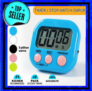 ( Ready ) Timer Dapur Digital LED Display Kitchen Timer / Pengatur Waktu