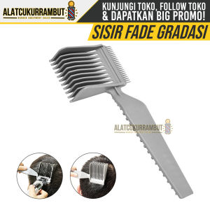 Sisir Rambut Sisir Fade Fading Gradasi Sisir Barber Barbershop Salon