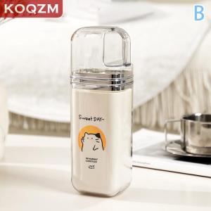 [COD] KOQZM KITCHEN Cartoon Cute Toothbrush Cup Travel Toothbrush Holder Simple Portable Mouthwash Cup For Business Trip Home Camping