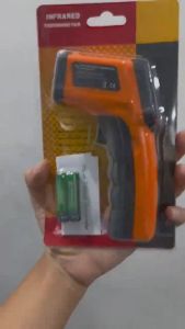 Infrared Thermometer Non Contact Digital Temperature Gun Fast Read LED Display PH Home Kitchen