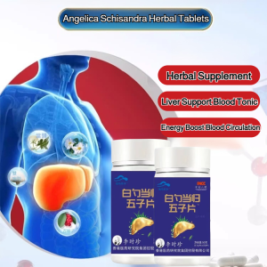 White Peony Angelica Schisandra Herbal Tablets Traditional Liver Support Blood Tonic Immune Boost Supplement