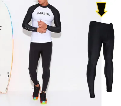 Winmax Nam Tay Dài Áo Bơi Quần Bơi Đồ Bơi Giữ Nhiệt Rashguard Bộ Đồ Lặn Nam Lướt Đồ Bơi Lặn Ướt Phù Hợp Với Hàng Đầu
