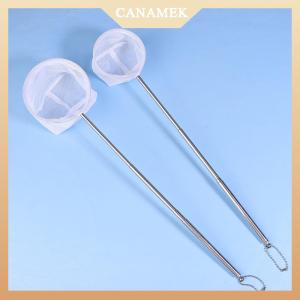 [CANAMEK] 1pc AquariumFish Fishing Net Stainless Steel Retractable Small Shrimp Fishing Nets Fish Shrimp Tank Aquarium Accessories