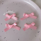 Ribbon Bow Hair Clip 🎀 丝带蝴蝶结发夹 Klip Rambut Jepit Rambut Comel Gaya Manis Aksesori Rambut Bowknot Hair Pin Mini Cute Small