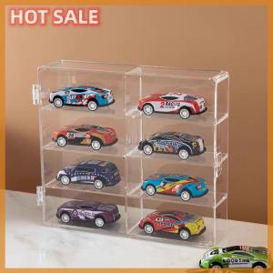 🔥🔥🔥dingdaocunz 1 Piece Dustproof Car Non Punching Adhesive Wall Transparent Storage Box 1:64 Acrylic Car Display Box For Car Model Toy Cabinet Rack
