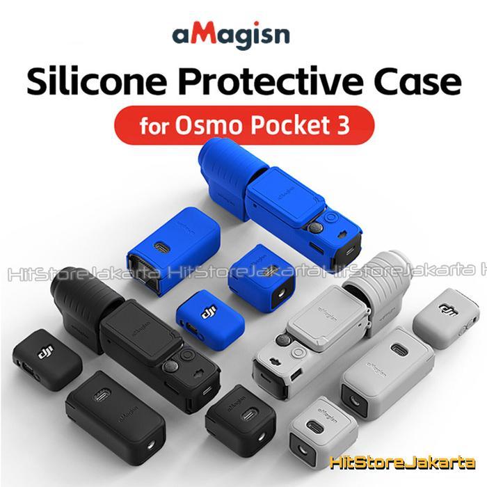 AMAGISN SILICONE CASE FOR DJI OSMO POCKET PROTECTIVE COVER