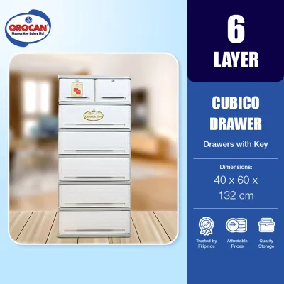 Orocan Caha De Oro 6 Layer With Key | 6 Layer Drawer (w/susi)