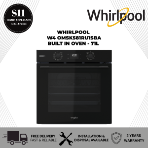WHIRLPOOL BUILT IN OVEN - 71L W4 OMSK581RU1SBA - 2 YEARS WARRANTY