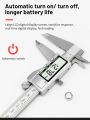 HiTools 6inch/150mm Electronic Vernier Digital Caliper Stainless Steel Digital Vernier Caliper OLED Display Micrometer Measuring Precision Composite Vernier with Plastic Case. 