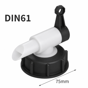 FLYING DN61/DN51 Vòi nước bồn chứa Nhựa Chống rò rỉ Vòi cấp dung dịch dinh dưỡng Dễ dàng mở đóng Ống nối container Thủy lợi trong trồng trọt