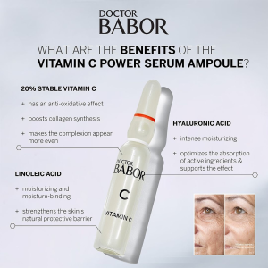 DOCTOR BABOR Ampoules (7x2ml) | Hyaluronic Acid/Vitamin C/Beta-Glucan/ Ferulic Acid