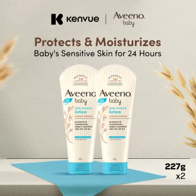 Aveeno Baby Daily Moisture Lotion 227g x 2