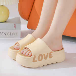 [Free Shipping] WomenS Summer Thick-Soled High-Heeled Indoor Home Fashion Bathroom Height-Increasing Non-Slip Outdoor Sandals