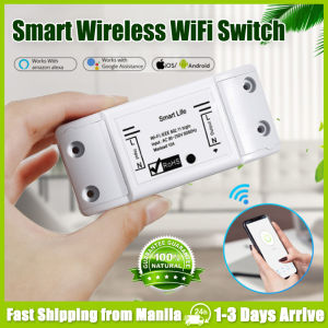 Smart Wireless Wifi Switch APP Control Smart Switch For Light Circuit Breaker Switch Voice Control Tmall Genie Amazon Alexa Google Assistant IFTTT