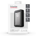 SanDisk Professional 1TB,2TB,4TB & 5TB (SDPH81) G-DRIVE ArmorATD, Rugged, Durable portable external HDD, Up to 140MB/s,  USB-C (5Gbps), USB 3.2 Gen 1 ประกัน Synnex 3 ปี for MAC OS and Windows. 