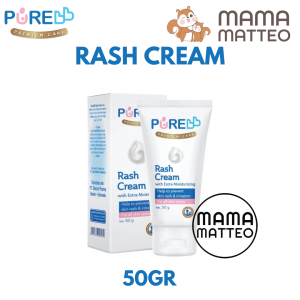 PUREBB Rash Cream 50gr / Baby Diaper Rash Krim Ruam Popok Bayi Anak / PURE BB