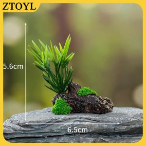 ZTOYL  Nhà búp bê mini mô phỏng cây xanh Mô hình nhà búp bê tự làm nhà vườn ngoài trời cảnh trang trí