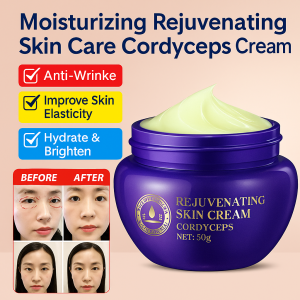 【Buy 3 Get 3 Free】Ginseng Cordyceps Anti-wrinkle Moisturizing Cream Lifting Firming Moisturizing Hydrating Brightening Hydrating Rejuvenating Refreshing Non-greasy人参虫草抗皱紧致面霜