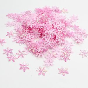 GENENIC Multi-color Christmas Snowflakes Confetti Glitter 1.5cm/2cm/3cm Snowflake Sequins Creative DIY Artificial Snowflakes Cake Decor