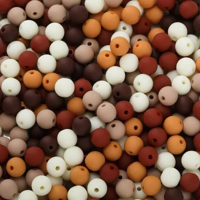 St. kunkka 10-100pcs 6 8 10 12 14 16mm Acrylic Random Color Mixing Beads Frosted Round Beads For DIY Bracelet Necklace Jewelry Accessories Making