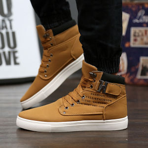 British Style Medium Cut Mans Shoes Trend Matte Belt Buckle Men Shoes Flats Casual Walking Shoes